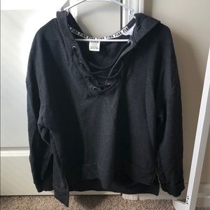 PINK Cross-tie Hoodie